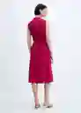 Vestido Susa-W Fucsia Talla S Mujer Mango