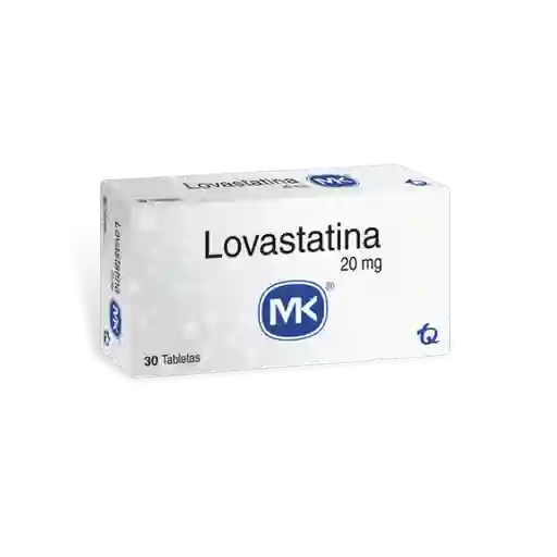 Mk Lovastatina (20 mg) 30 Tabletas