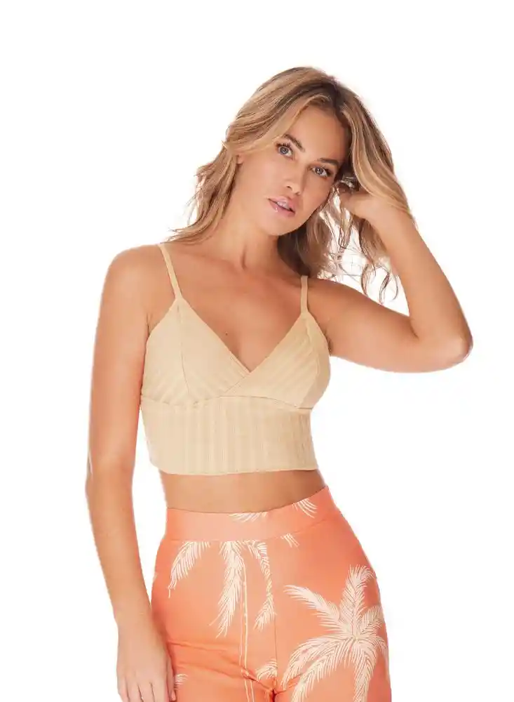 Crop Top L-cafe Clar