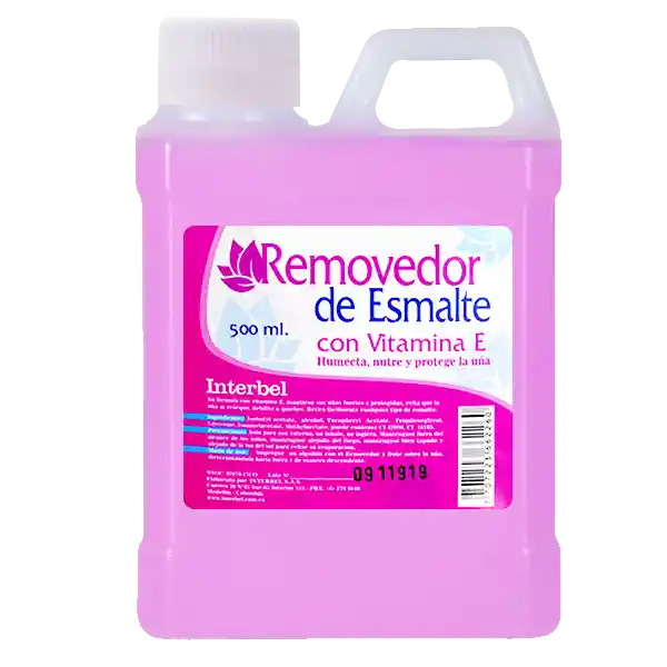 Interbel Removedor De Esmalte Con Vitamina E