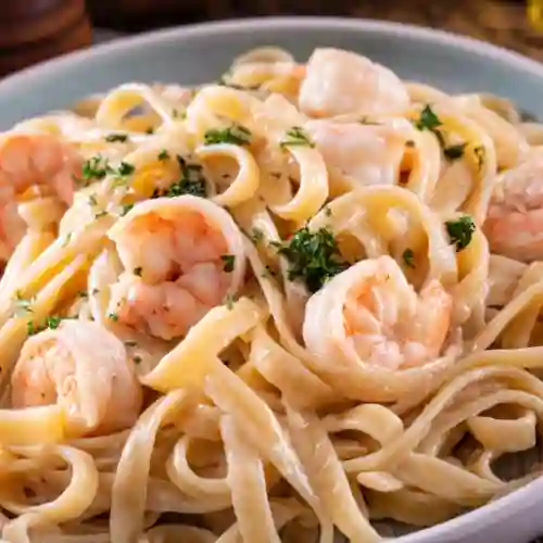 Pasta con Camarones