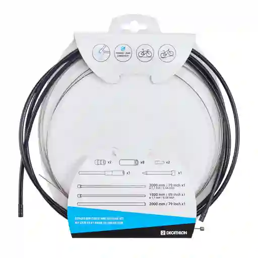 Decathlon Kit de Cables y Fundas de Cambio