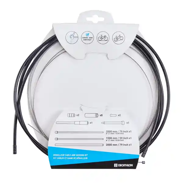 Decathlon Kit de Cables y Fundas de Cambio