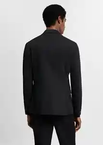 Blazer Americana Paulo Negro Talla 46 Hombre Mango