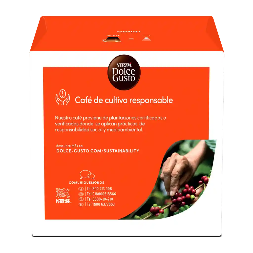 Cápsulas de Café NESCAFÉ DOLCE GUSTO Lungo x 70g