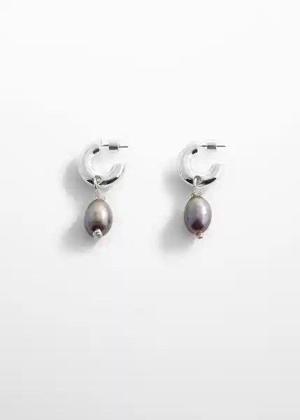 Pendientes Adella Plata Talla 99 Mujer Mango