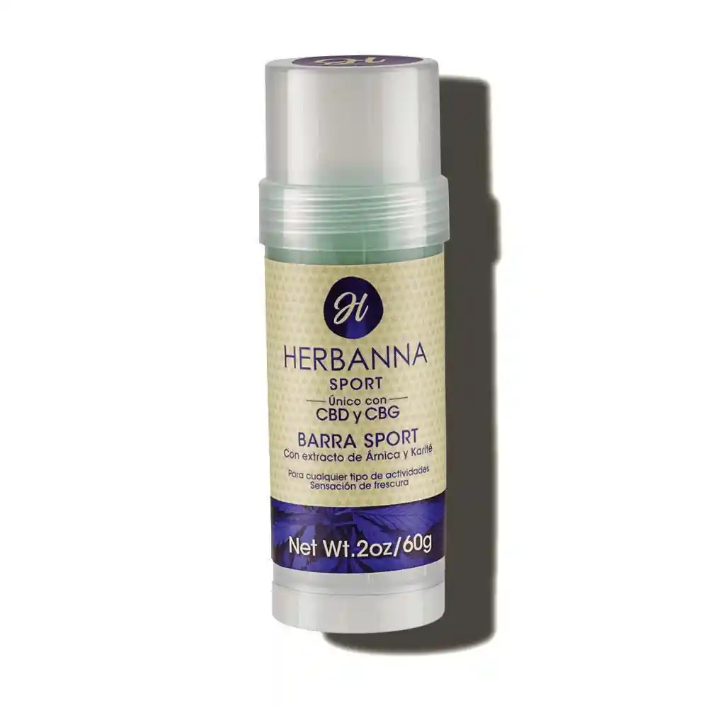 Herbanna Barra Sport con Extracto de Árnica y Karité