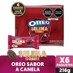 Galleta Oreo Canela Selena X6