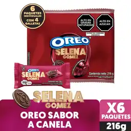 Galleta Oreo Canela Selena X6
