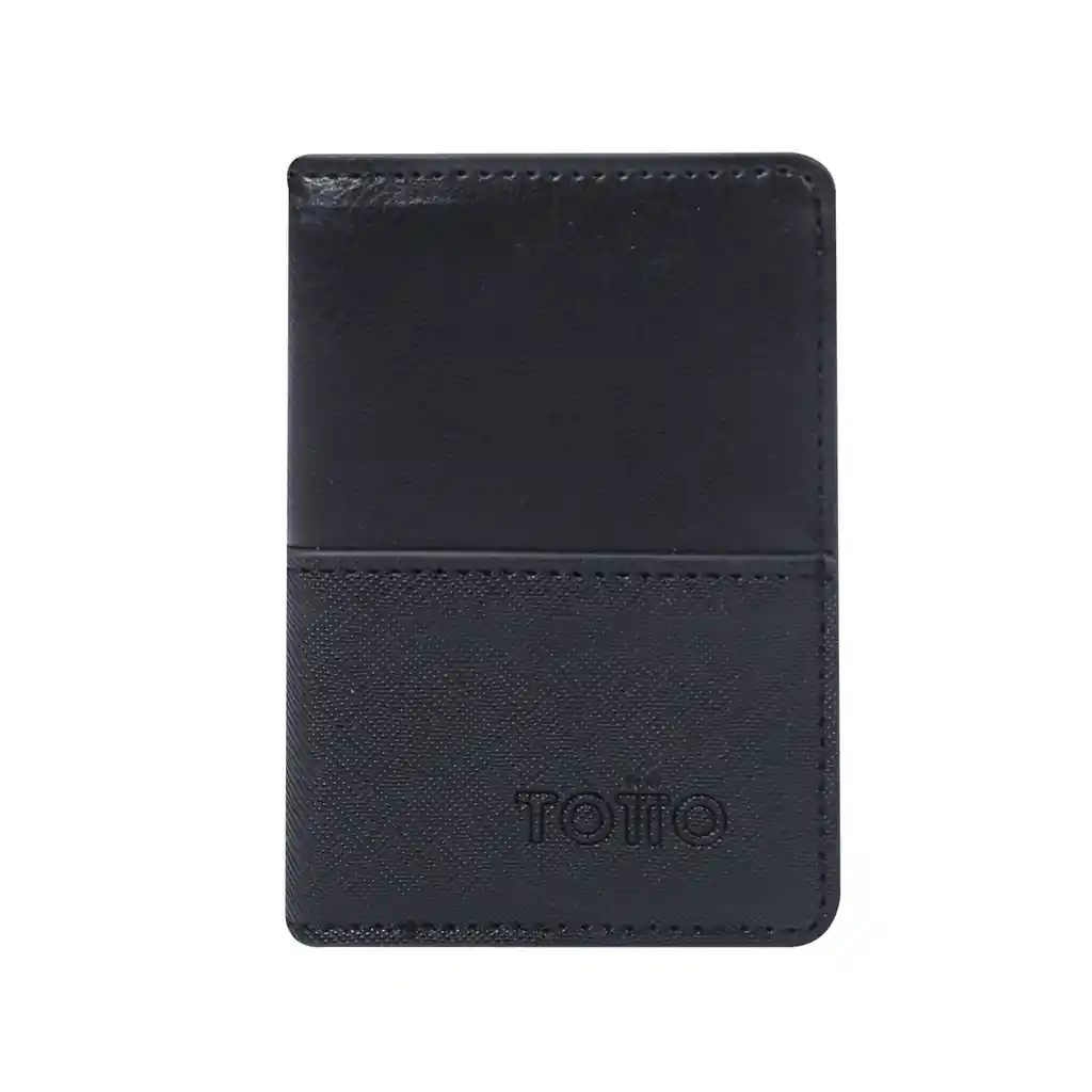 Billetera Inteligente Saffiano Lum Moderna Negra