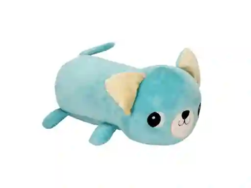 Cojín de Animalito Tubular Perro Celeste Casaideas