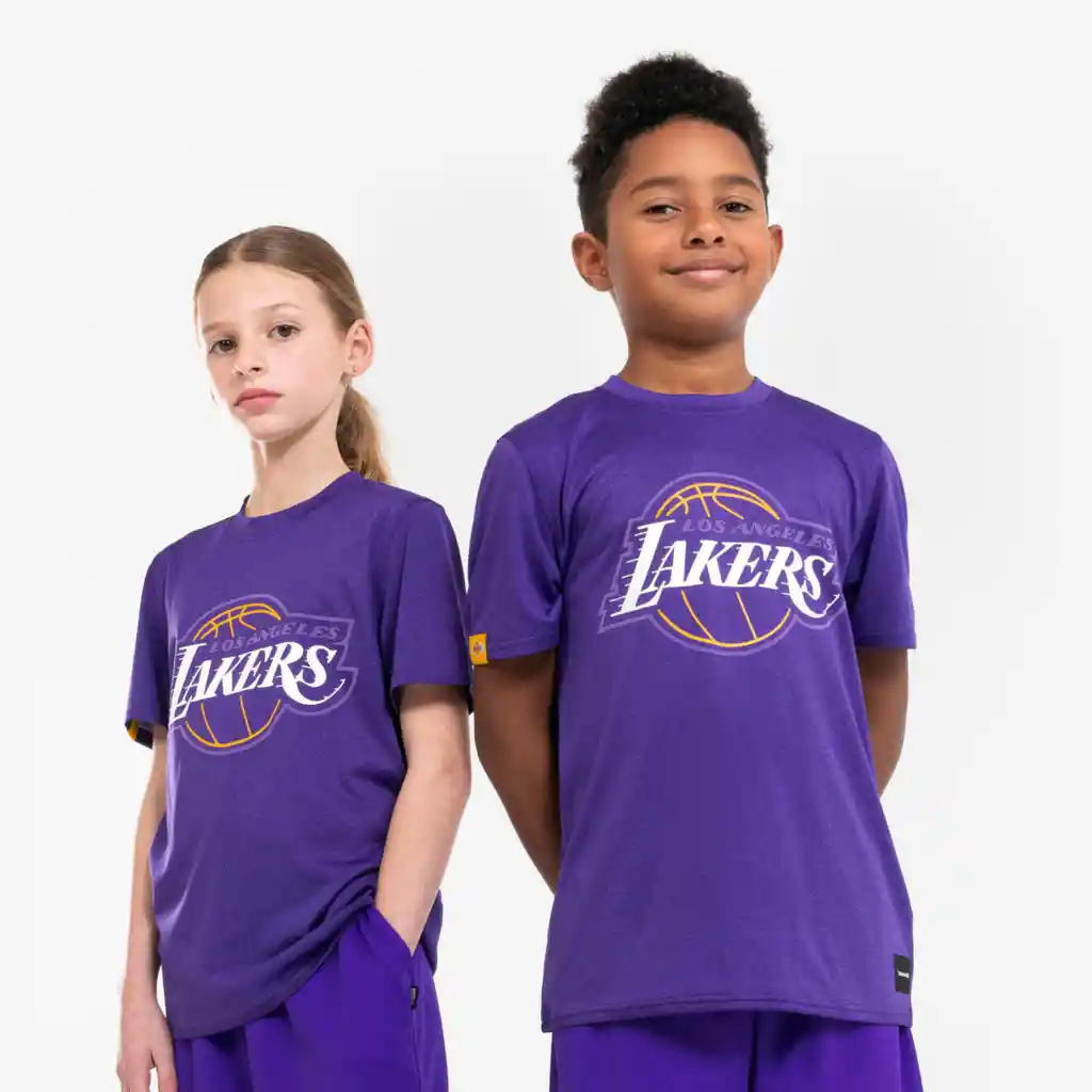 Camiseta de Baloncesto Para Niños Nba Lakers - Ts 900 Jr Morada