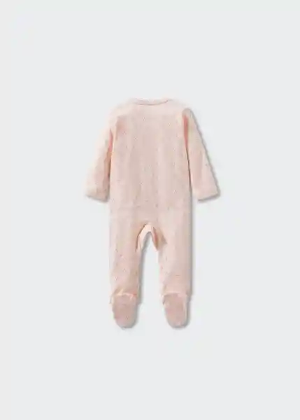 Pijama Grant Rosa Pastel Talla 66 Niños Mango