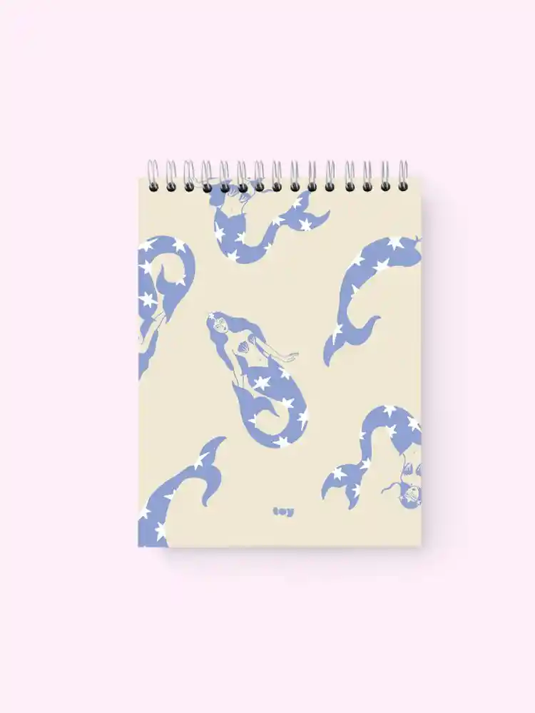 Cuaderno Sin Línea 80 Hojas Argollado Tapa Dura Toy