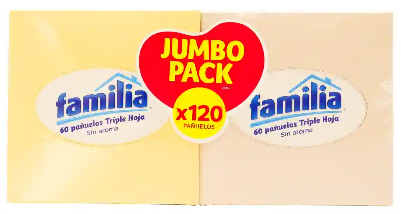 Familia Pañuelo Triple Hoja Cubos