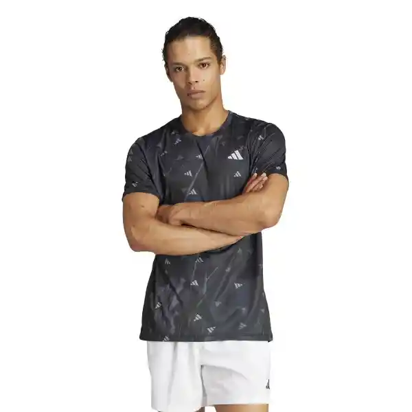 Adidas Camiseta Run It Bl Tee Hombre Negro Talla XL IL7229
