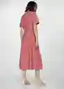 Vestido Boscol-H Rosa Pastel Talla XS Mujer Mango