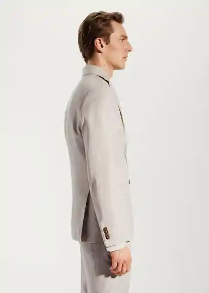 Blazer Americana Florida Beige Talla 50 Hombre Mango