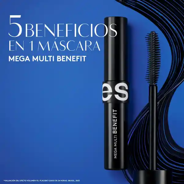Máscara de Pestañas Mega Multi Benefit Negro Ésika