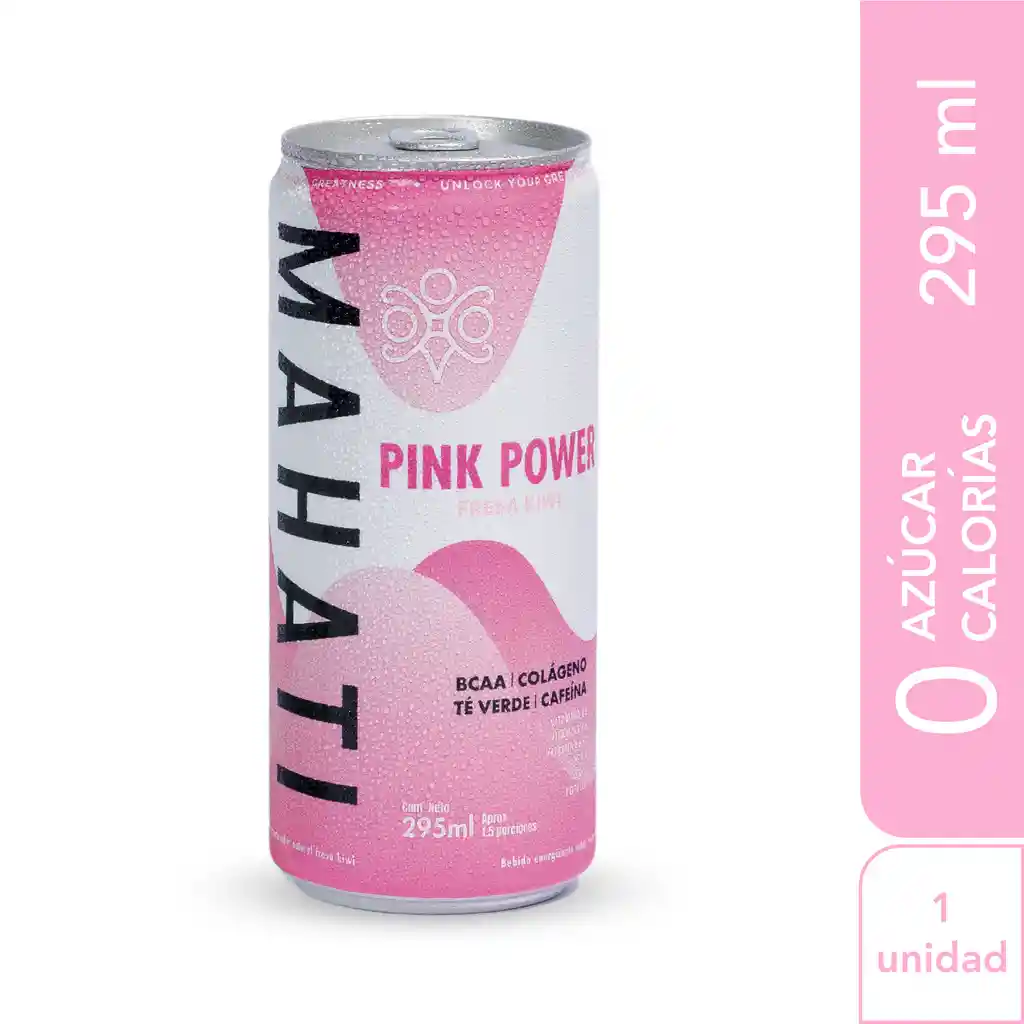 Mahati Pink  energía sin azúcar ni calorías
