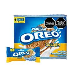 Galletas Oreo Golden Vainilla