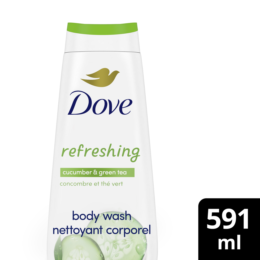 Dove Jabón Líquido Refreshing Pepino 650 ml