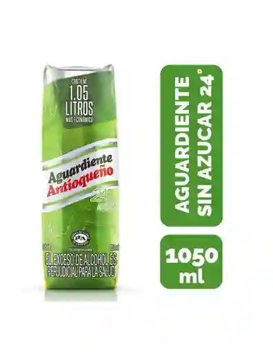 Antioqueño Aguardiente sin Azúcar 24° Verde