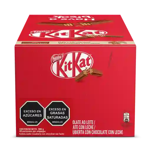 KitKat Galleta Wafer cubierta con chocolate con leche 24 Unds x 996g