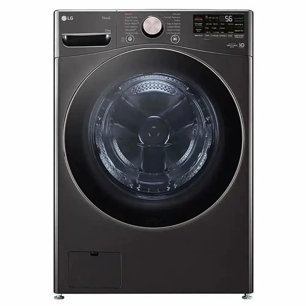 Lavadora Lg Carga Frontal (55 Lb) Wm25bv2s6br.ablecol