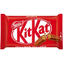Kit Kat Galletas Tipo Wafer Cubiertas de Chocolate con Leche
