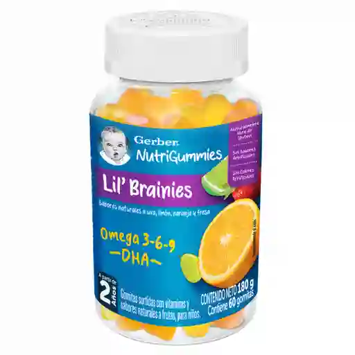 Gerber Vitamina en Gomitas Lil´ Brainies