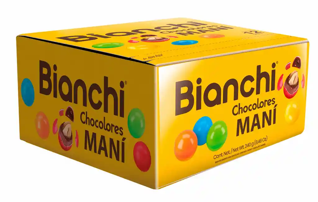 Bianchi Chocolores con Maní