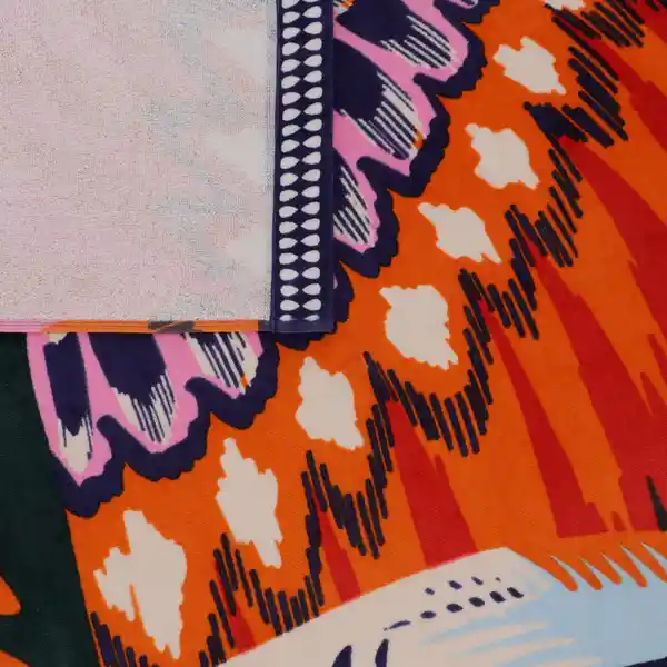 Toalla Estampada Velour Casaideas