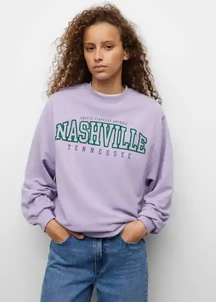 Sudadera Ville Malva Talla 19 Teen Niñas Mango