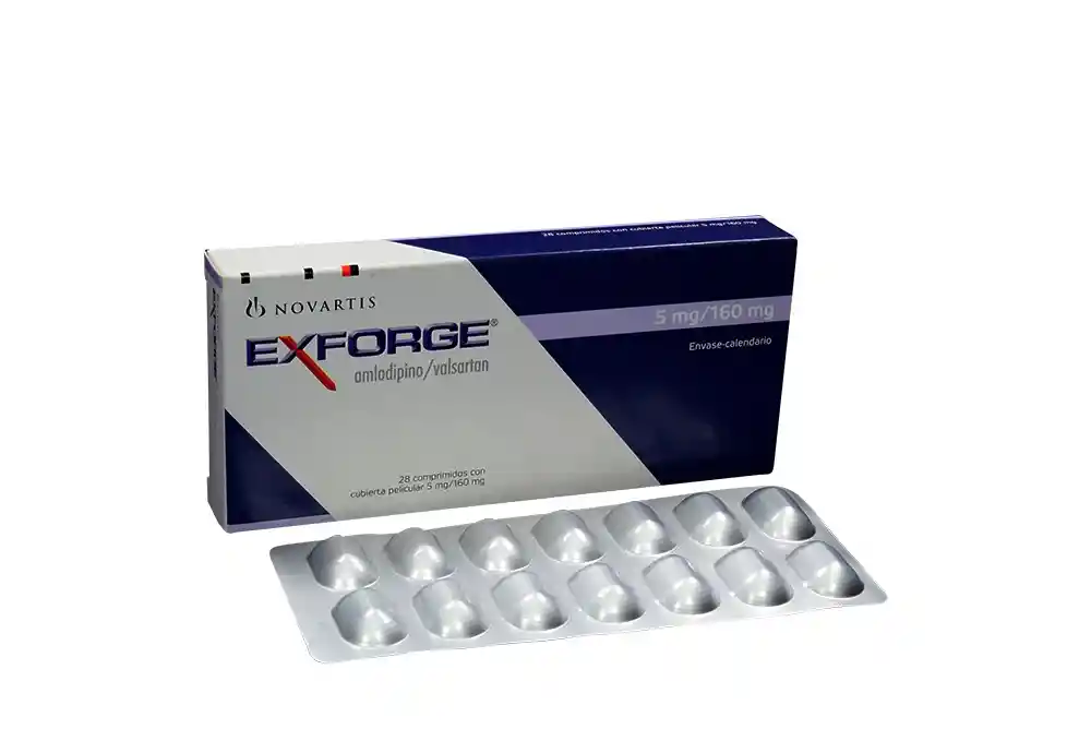 Exforge Amlodipino/ Valsartan (5 mg / 160 mg)