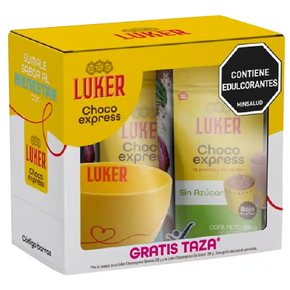 Chocolate Choco Express Con Splenda + Sin Azúcar Gratis Taza