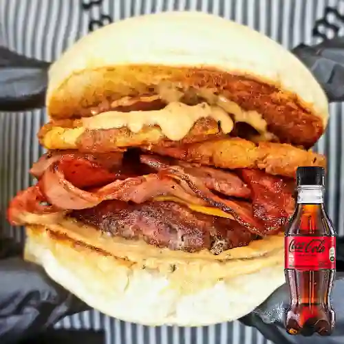 Combo chipotle bbq + coca cola