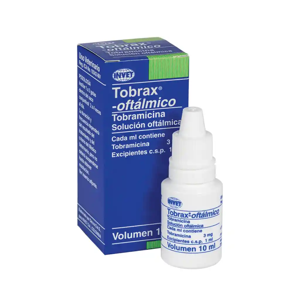 Tobrax Solución Oftálmica para Perro y Gato (3 mg)