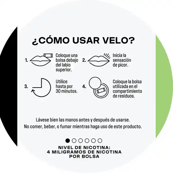 Velo Bolsa de Nicotina Fresa Ice 4 mg