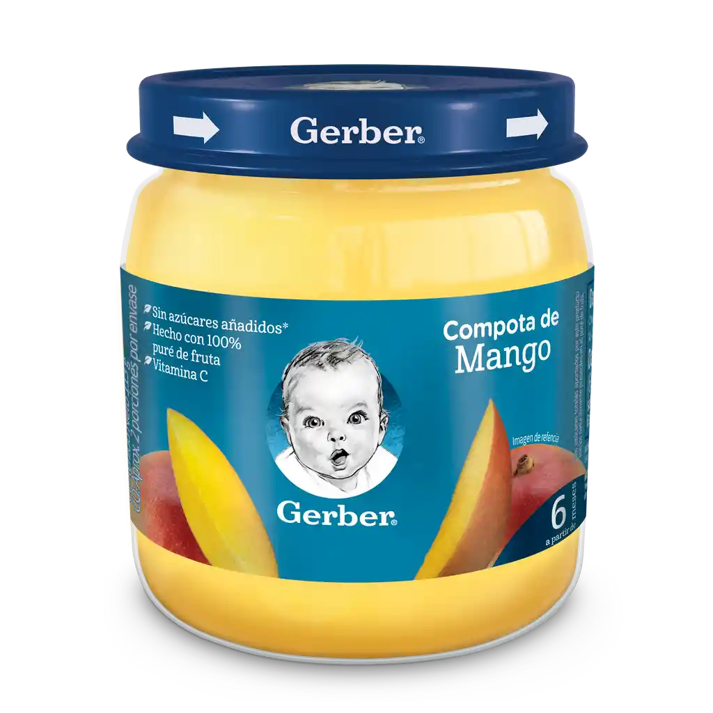 Compotas GERBER frutas 3 Unds x 339g