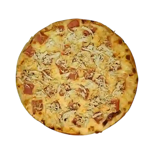 Pizza Personal Pollo y Jamón