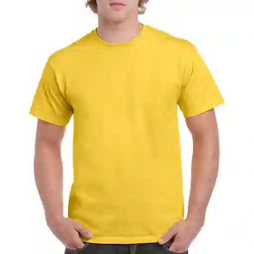 Gildan Camiseta Adulto Amarillo Brillante Talla XL Ref.5000