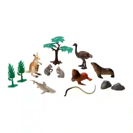 Set Juguete Figuras de Animales Oceanía Casaideas