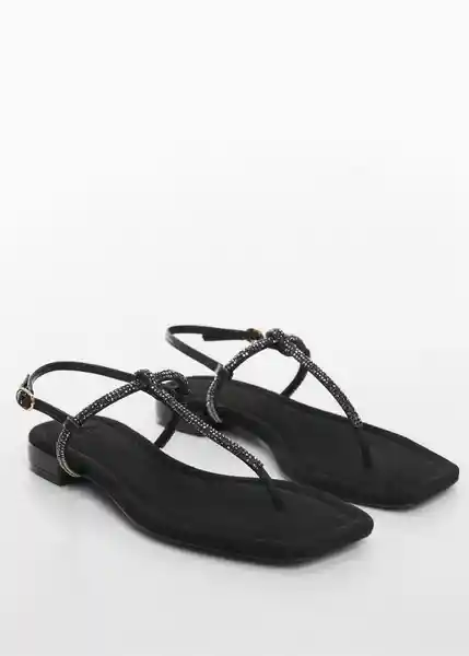 Sandalias Belles Negro Talla 42 Mujer Mango