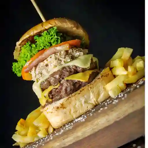 Hamburguesa Sencilla Doble Carne