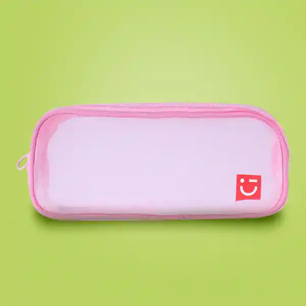 Cartuchera de Malla Serie Rosa Claro Miniso
