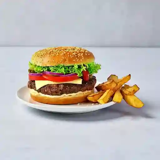 Combo Hamburguesa Doble Carne