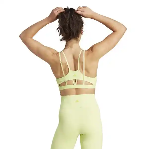 Adidas Brasier Yoga Studio Para Mujer Verde Talla Sac