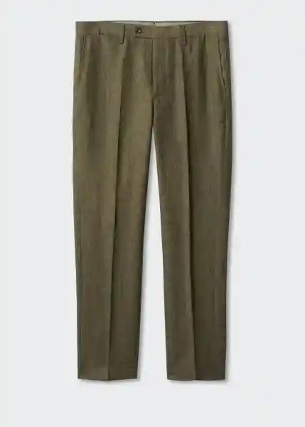 Pantalón Florida Verde Talla 46 Hombre Mango