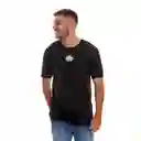 Pilatos Camiseta Manga Corta Negro Talla XL